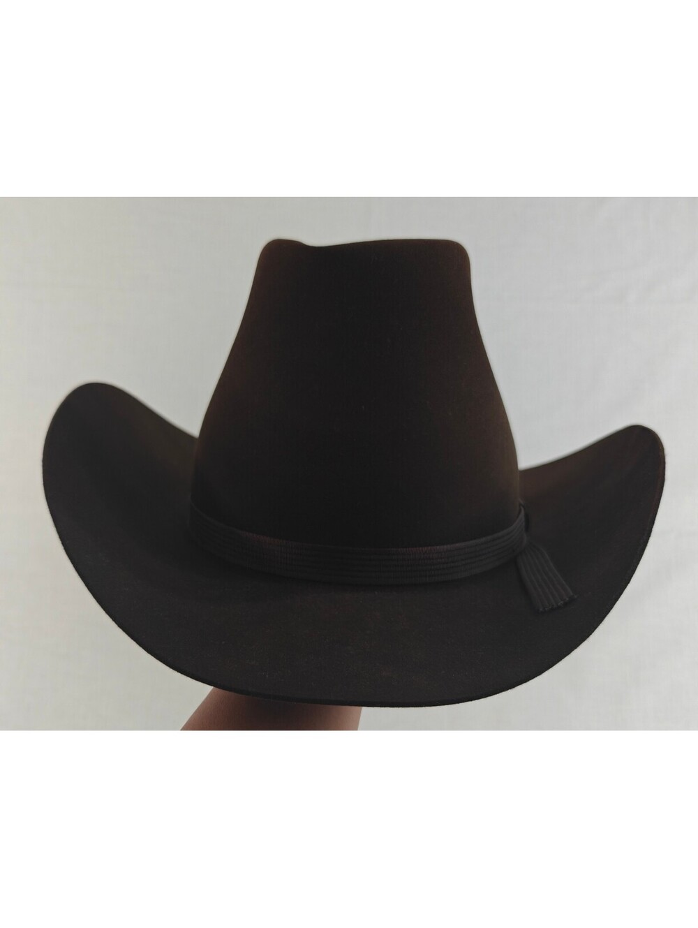 Vintage Thoroughbred 20X Pure Beaver Fur Cowboy Hat 7 3/8 Moleskin Finish(NoBox)